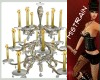 ! CHANDELIER Silver/Gold