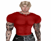 T-SHIRT RED MUSCLED