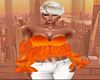 Orange Frill Camisole