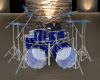 Animated Blue Drum Set