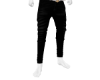 white belt & black pants