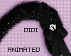 !!D Cute Cat Tail Black