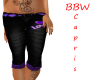 BBW Black Love Capri pur