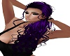 Purple PonyTail Hair