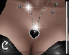 Black heart Necklace