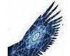 Blue-pent wings