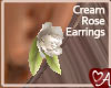 .a Pearl Rose Earring