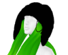 bunny hat hair green