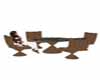 rattan table n chairs