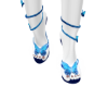 Blue Butterfly Heels