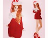 Red Fur Christmas Dress