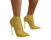 Sparkling gold boots