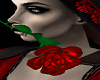 Mouth Dark Red Rose