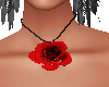 Necklace Rose Red
