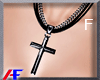 AF. Bless Blk Necklace F