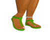 Lime ChargerFlat Sandal