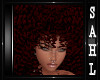 LS~CURLY AFRO VAMP RED