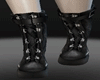Black boot Silver Detail