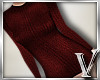 *V* Red Knit Sweater