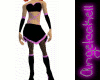 Pink Black with fishnet