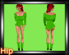 [H] Green Sweater Outfit