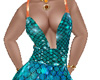 Mermaid GalaDress Blue
