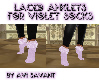 Laced Anklets for Violet