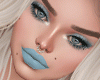 blue make-up