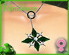Necklace-Silver/Emerald