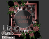 Birthday Queen Easel
