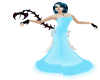 Ice Blue Goddess dress<3