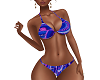 Blue African Bikini