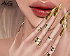 AG. Gold Nails