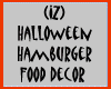 Hamburger Food Decor