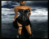 Gothic black corset dres