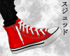 栖 | Red Sneakers