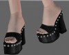 梅 black heels