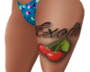 Rll Exotic Thigh Tattoo