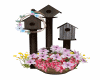 Winter Flowers/birdhouse