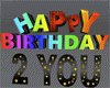 Sign Happy Birthday