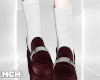 𝖒. Burgundy Loafers
