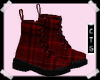 CTG RED PLAID BOOTS