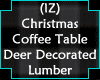 Coffee Table Deer Decor