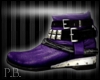 Punkboots - Purple & Blk