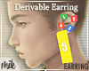 Derive Male Earring