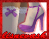 (L) Purple Heels/Stkings