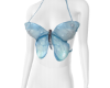 BQ| Butterfly top Blue