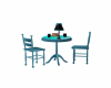 Teal coffee & chat table