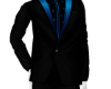 Sexy Blue Floral Suit