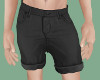 Black Jean Shorts M/SP